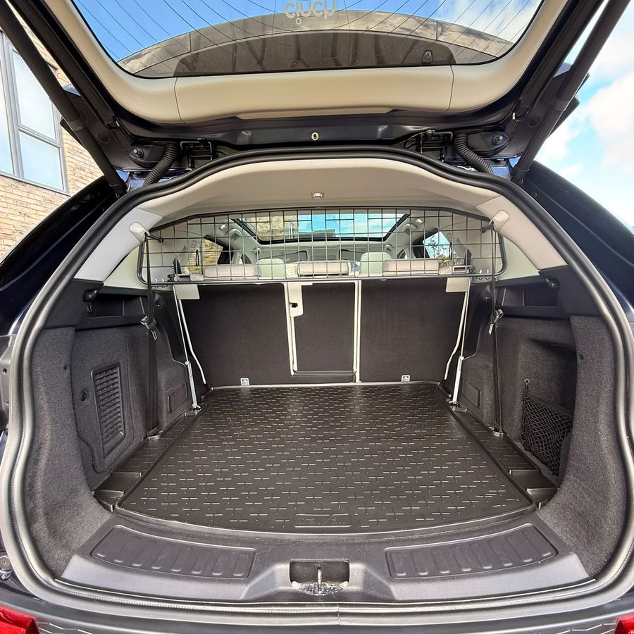 The boot and cargo area of a Land Rover, vacuumed and wiped down