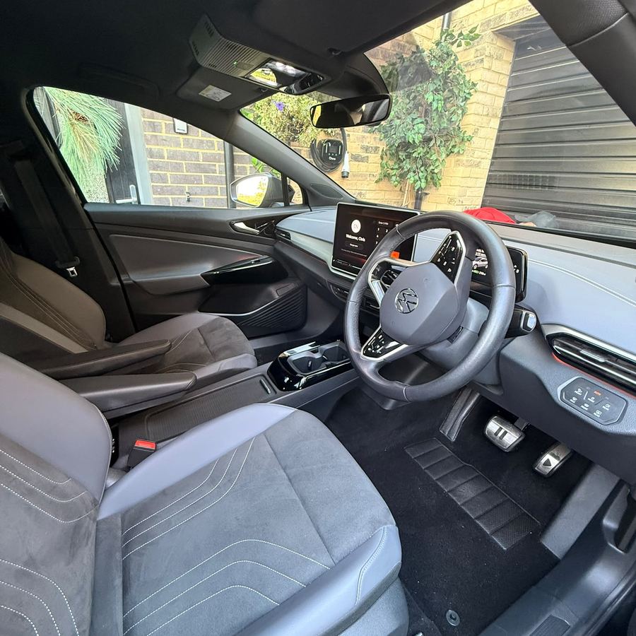 The cleaned interior of a Volkswagen ID.4